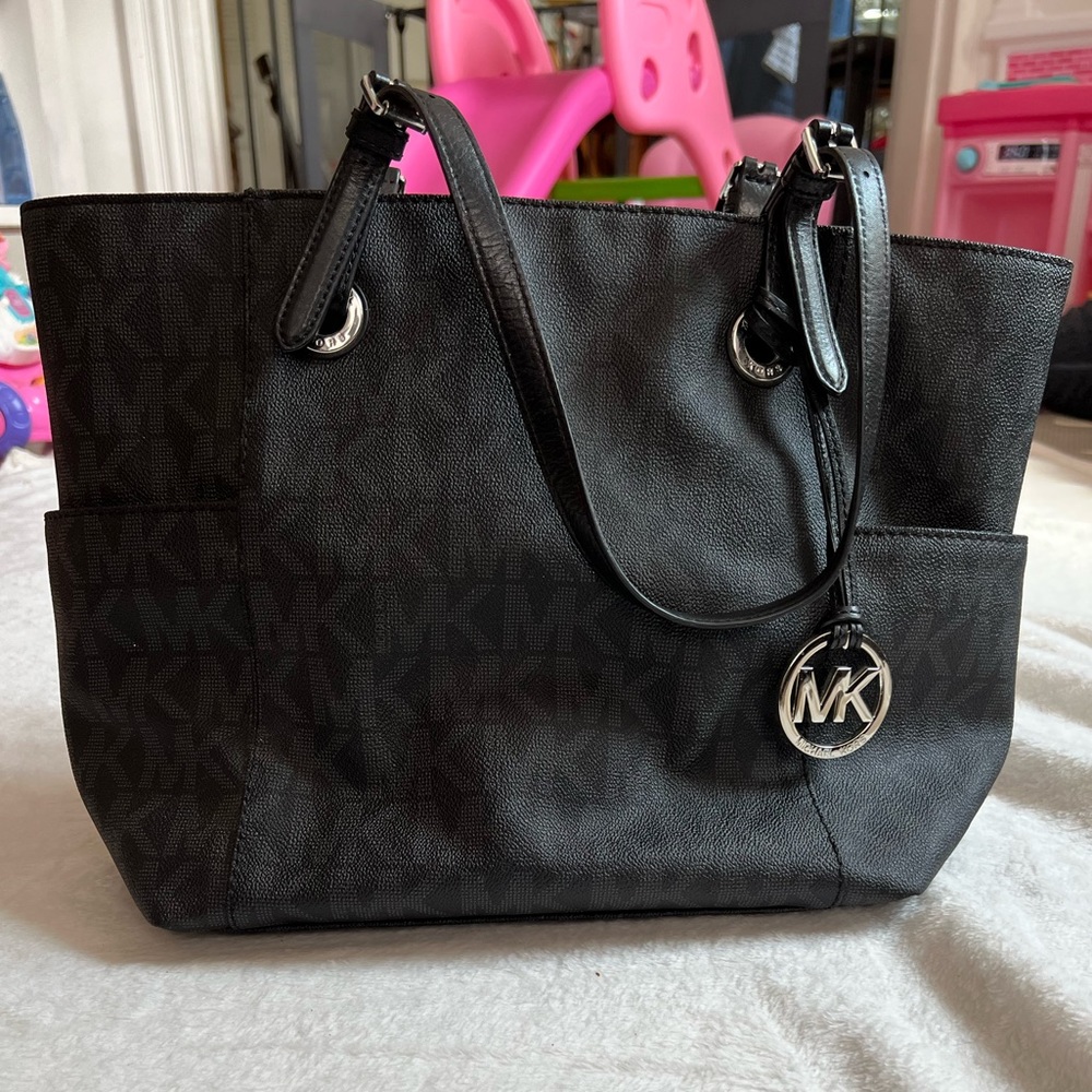 Michael Kors Black large tote bag